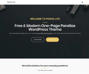 Pixova Lite - Free WordPress Society Theme