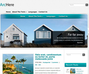 Archere - Free WordPress Real Estate Theme 